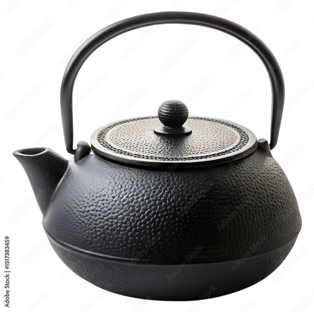 Black teapot isolated on white background. Black teapot isolated on white background.