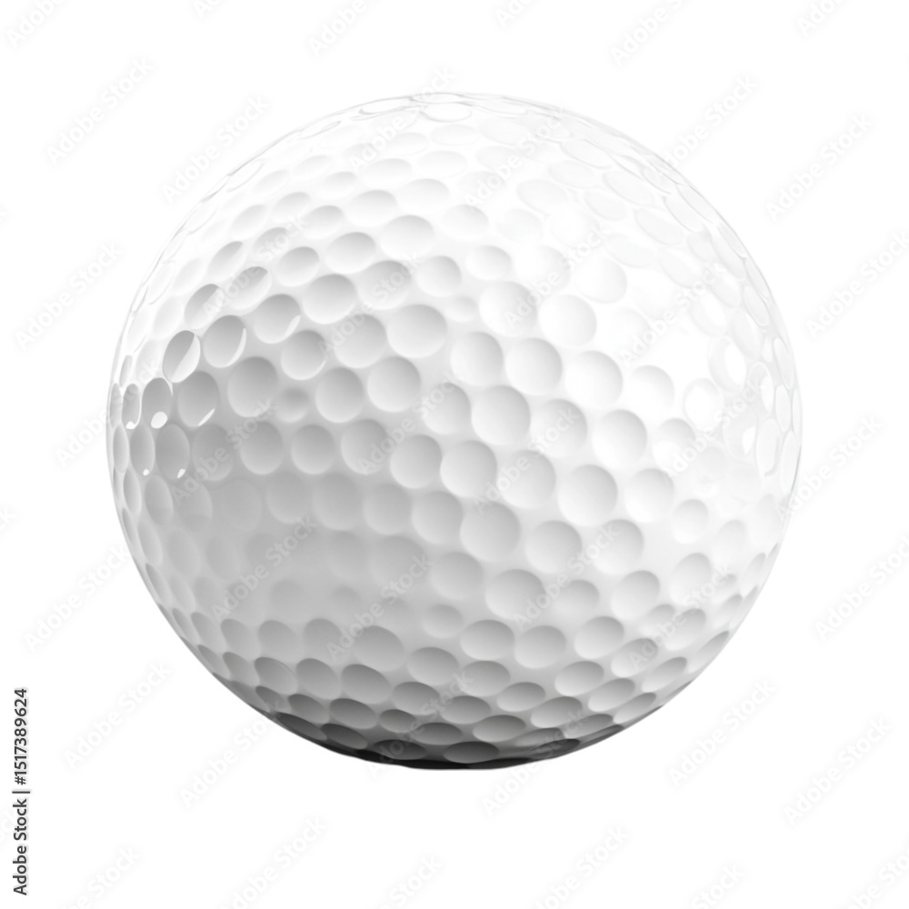 Closeup of a white golf ball showing its dimples texture Closeup of a white golf ball showing its dimples texture