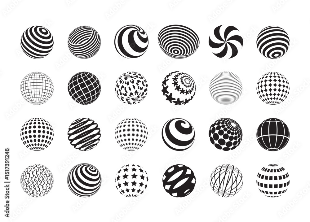 Spheres vector, Spheres clipart, Spheres silhouette