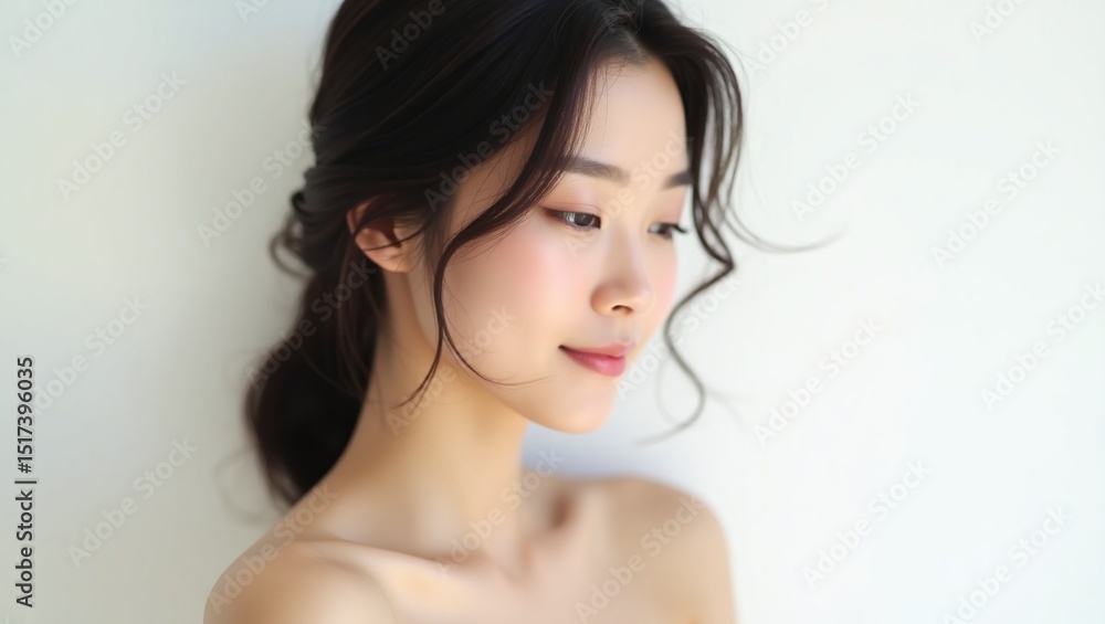 Portrait of a young woman Portrait of a young woman