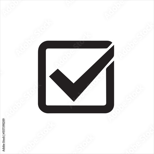Check mark Icon Representing Confirmation, Approval, and Correctness