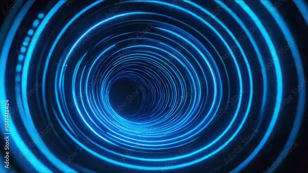Blue spiral light tunnel; vortex background; digital art; website design Blue spiral light tunnel; vortex background; digital art; website design