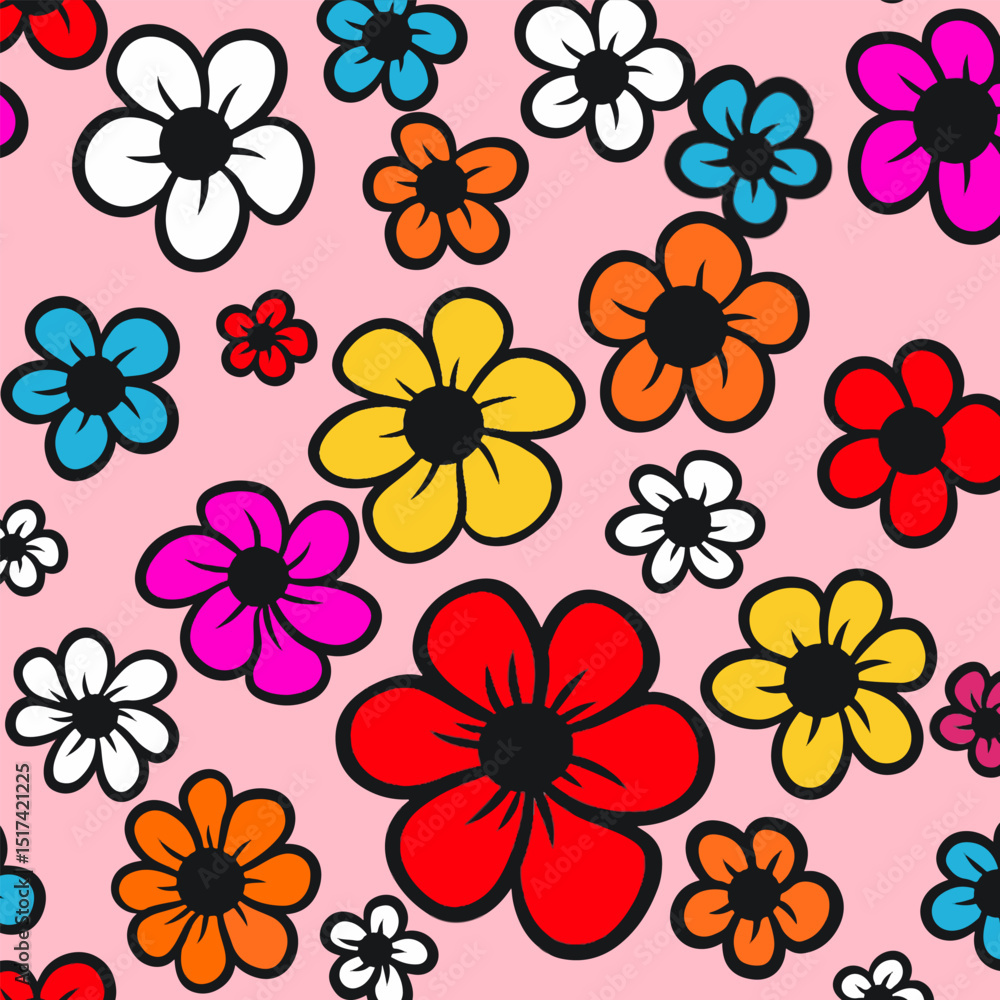 Fototapeta premium Abstract Flower background suitable for home decore and wallpaper purpose 