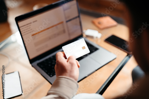 Electronic payment with credit card