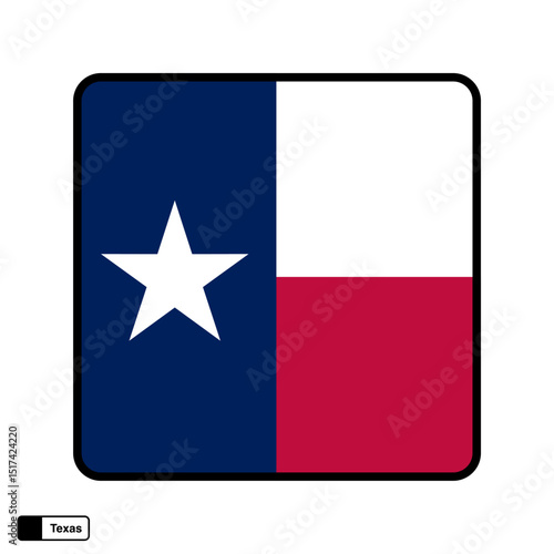Free Download texas flag vector isolated on transparent background - GFXLoad