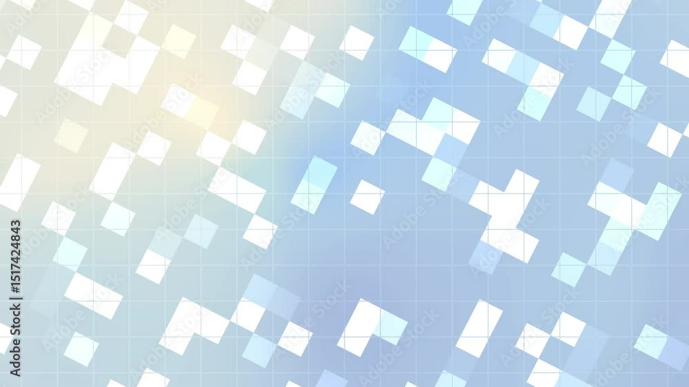 Motif abstrait pixélisé pastel