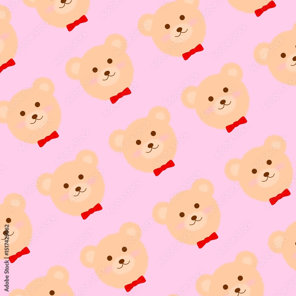 seamless background with teddy bears seamless background with teddy bears