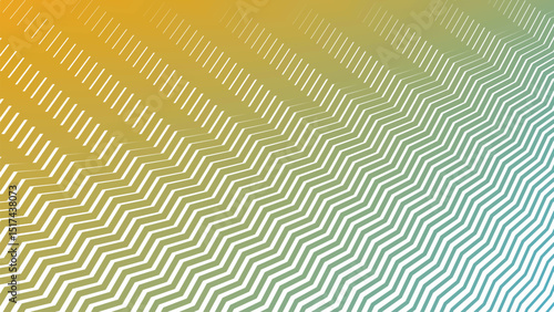 Green Yellow Zigzag Pattern Background for Energetic and Bold Design