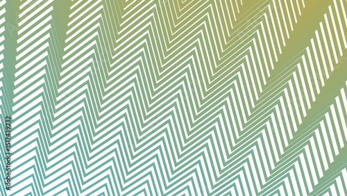 Green Yellow Zigzag Pattern Background for Energetic and Bold Design