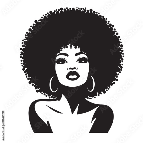 afro woman