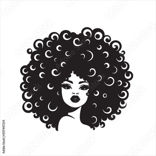 afro woman