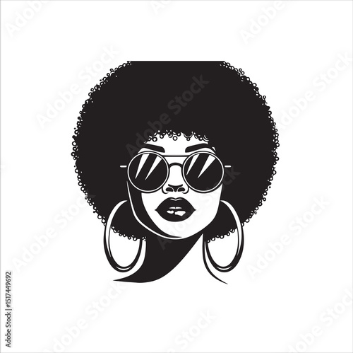 afro woman