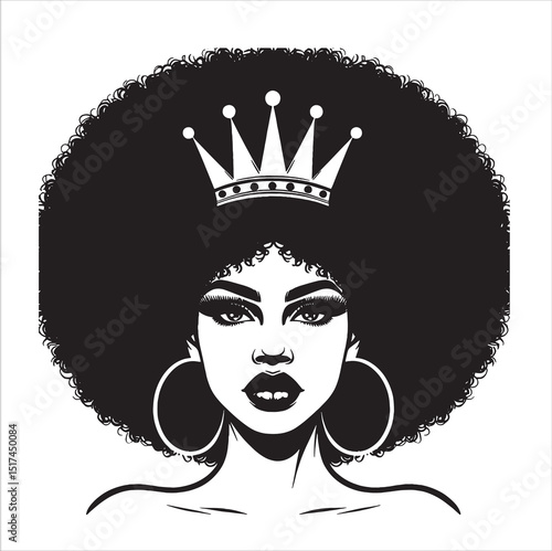 afro woman