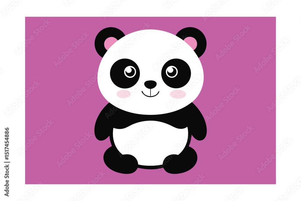 Naklejka premium panda