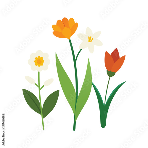 Wallpaper Mural bouquet of yellow tulips Torontodigital.ca