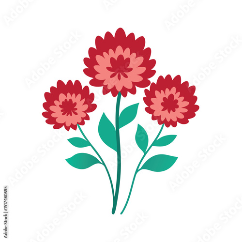 bouquet of red flowers