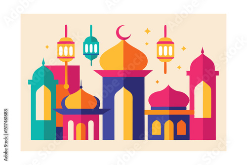 vector illustration of a mosque