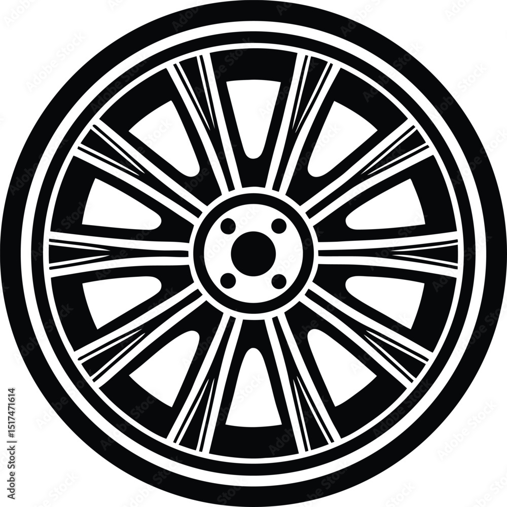Fototapeta premium car-wheel-icon (9).eps
