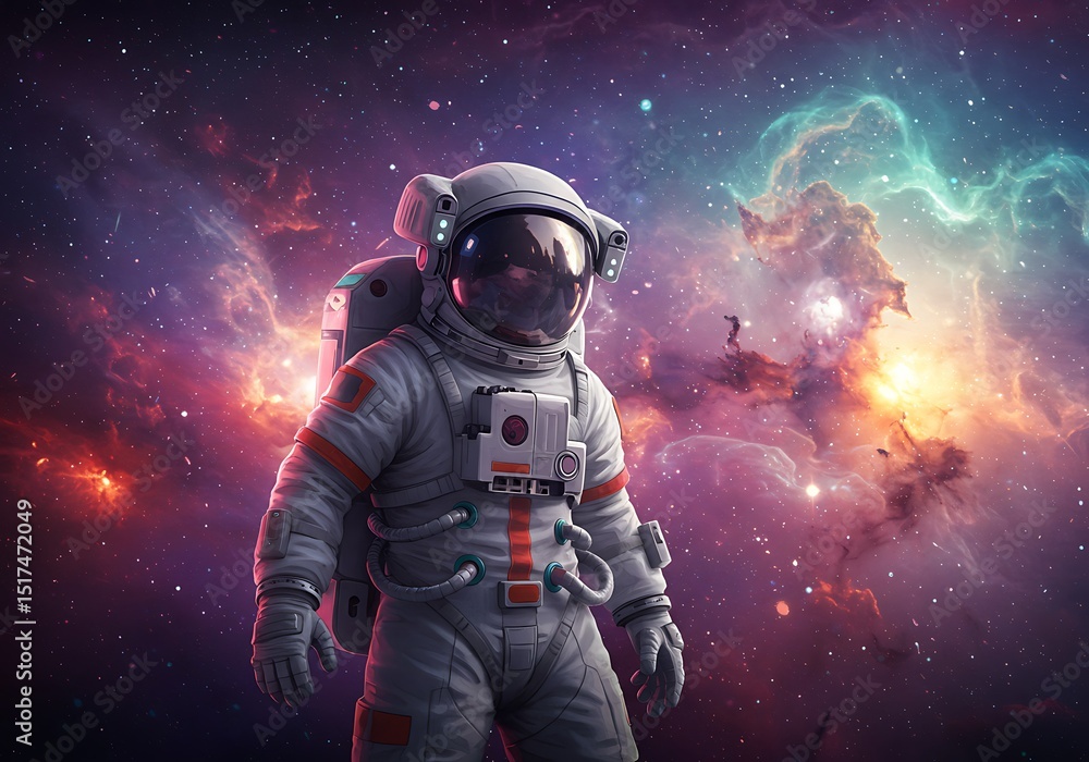 Fototapeta premium 宇宙の彼方、静寂と壮大