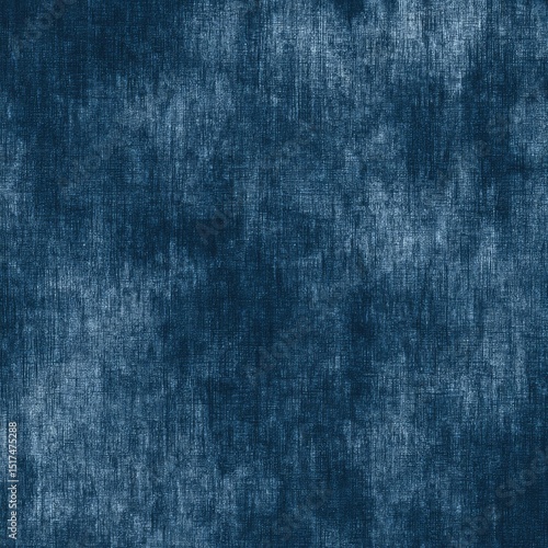 Indigo-dyed fabric with distressed texture