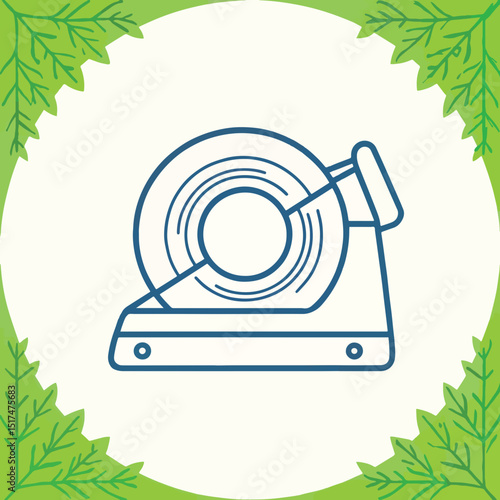 Tape dispenser on a light background