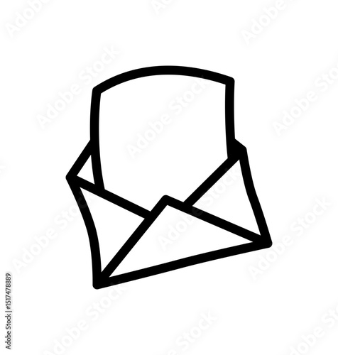 Brief im Briefumschlag