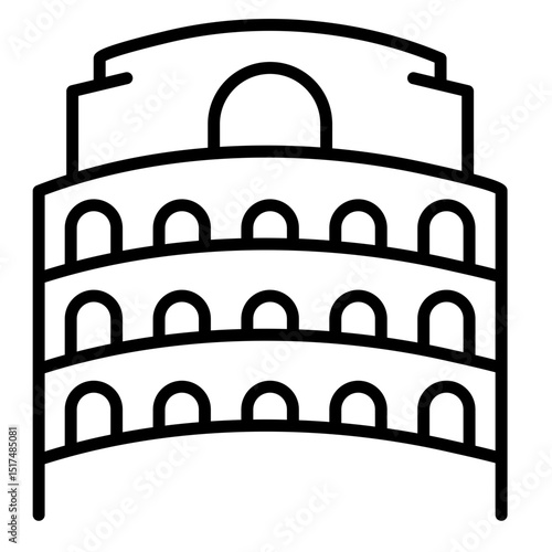 Colosseum Vector Icon