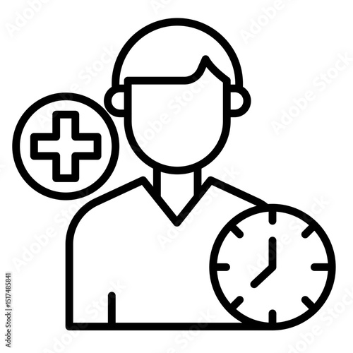 Time Management Vector Icon