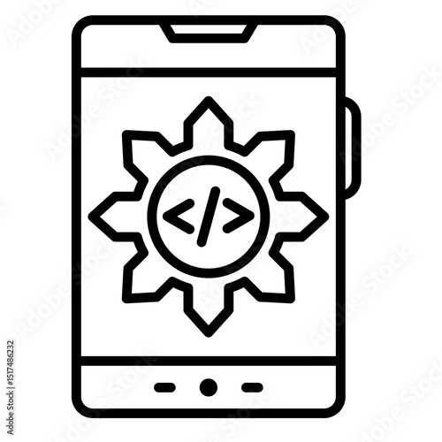 App Development Vector Icon