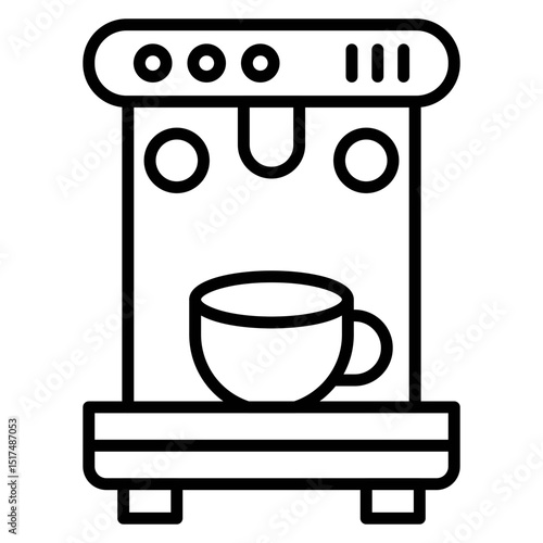 Coffee Machine Vector Icon