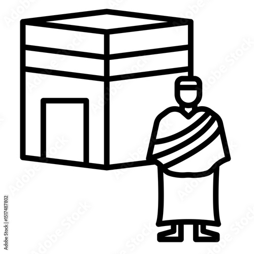 Photography Umrah Vector Icon
