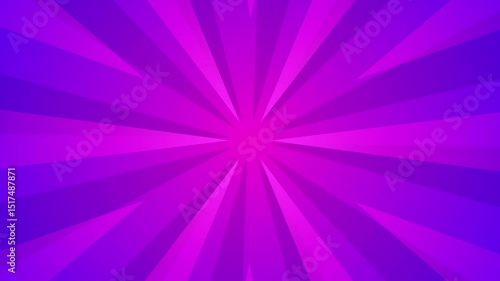 Purple Animation Background, Seamless Rotating Sunburst Animated Background Loop in Purple Color