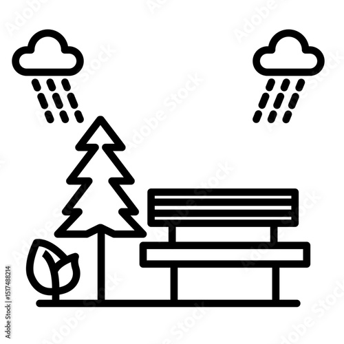 Public Area Vector Icon