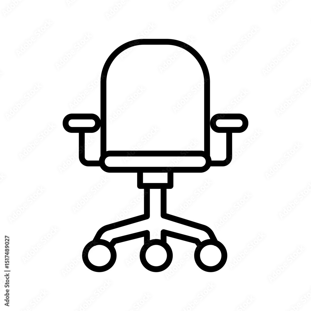 gaming chair icon white on background gaming chair icon white on background