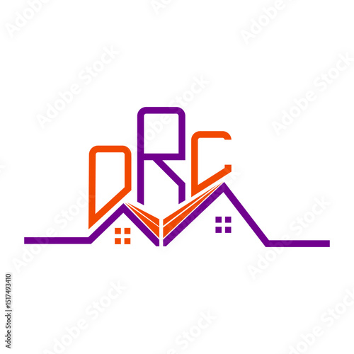 ORL Real State logo design, ORL simple and modern logo. ORL luxurious alphabet design