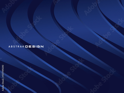 Premium background design with dark blue luxury motif. Vector horizontal template, for digital lux business banners, contemporary formal invitations, luxury vouchers, gift certificates, etc.
