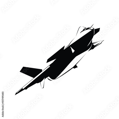 Chinese Military jet aircraft design template