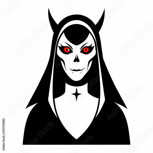 girl in black