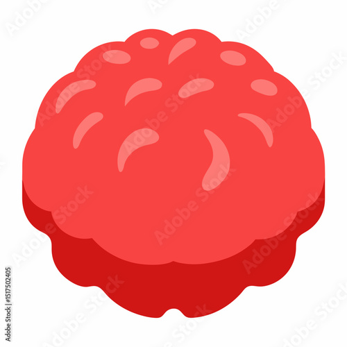 human brain vector illustration