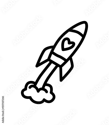 Rakete hebt ab