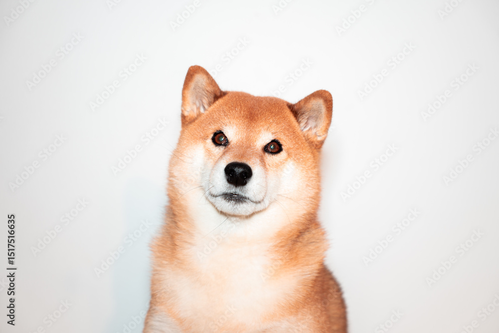 Shiba inu dog portrait Shiba inu dog portrait