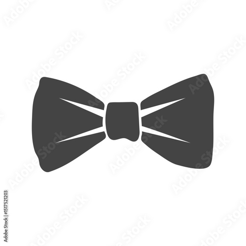 Bow tie icon. Accessory for special ceremony. Vector illustration
