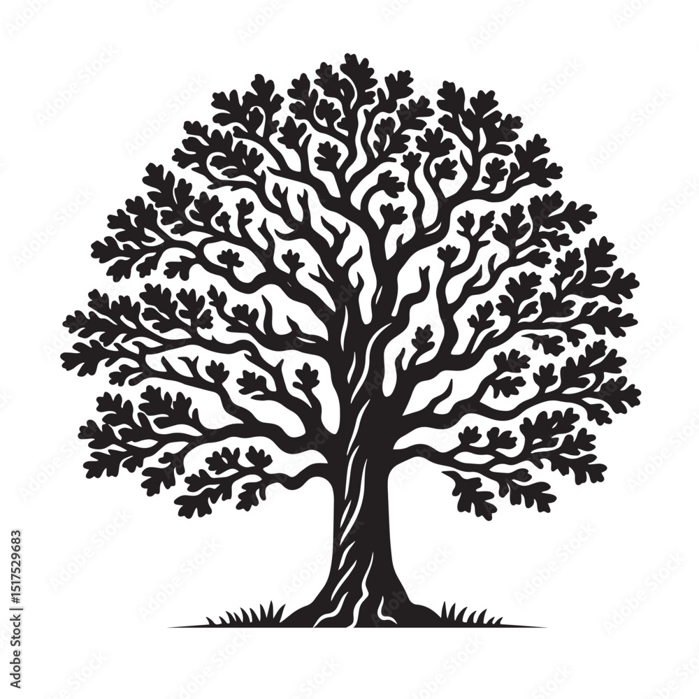 Oak Tree SVG Oak Tree SVG