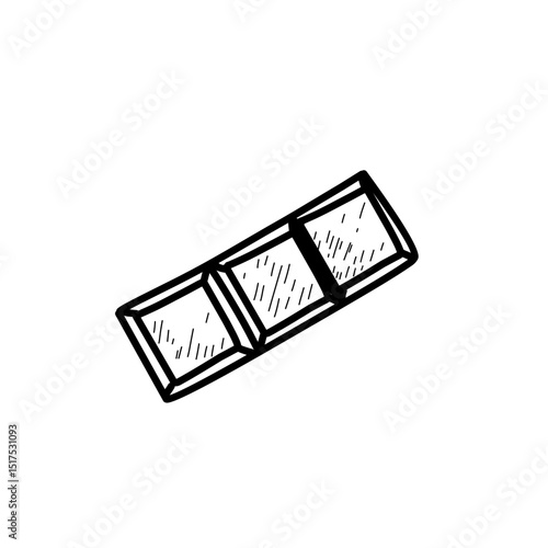 Hand Drawn Chocolate Bar 