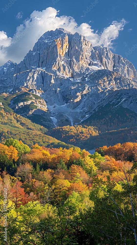 Fototapeta premium mountain landscape in the alps
