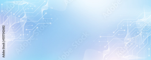 Motherboard technology abstract texture design. Creative idea AI banner concept for internet technology. Software coding. Digital concept for poster, cover, banner, header, web, presentation template.