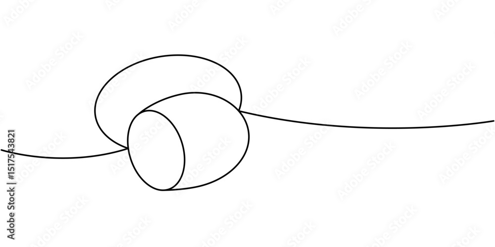 Obraz premium Potato one line continuous drawing. Fresh organic vegetable. Vector illustration