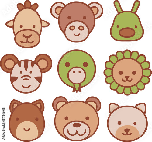 set of animals