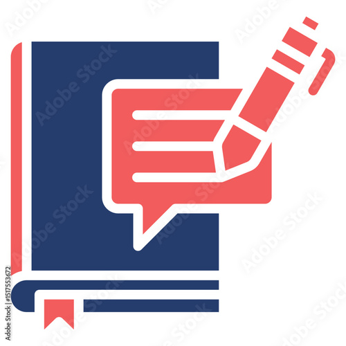 Feedback Summary solid color icon