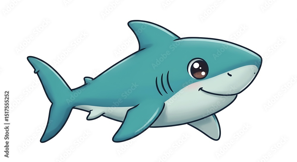 Obraz premium 優しい海の仲間たち：デジタルイラスト